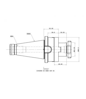 DIN2080 50 SEMC 50X 55