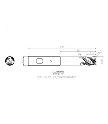 ECR-B3 20-22/80W20R02A150 IC08