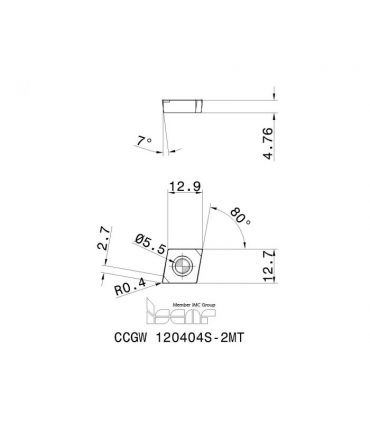 CCGW 120404S-2MT BI05H