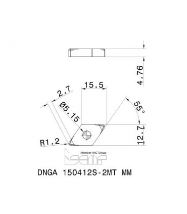 DNGA 150412S-2MT MM BI05H