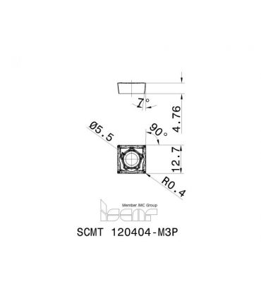 SCMT 120404-M3P IC8150