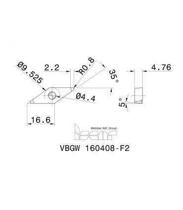 VBGW 160408SF-2MT IB20HC
