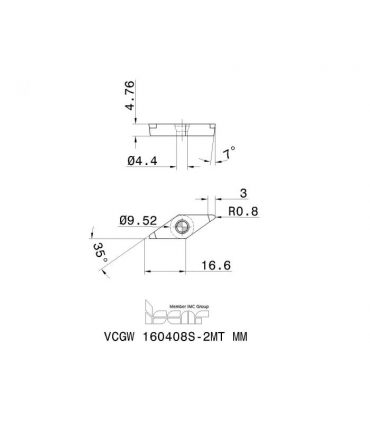 VCGW 160408S-2MT MM BI05H