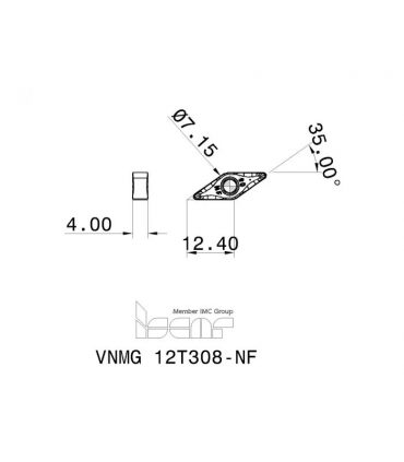 VNMG 12T308-NF IC6025