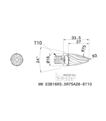 MM EOB16R3.0R75A26-6T10 IC908