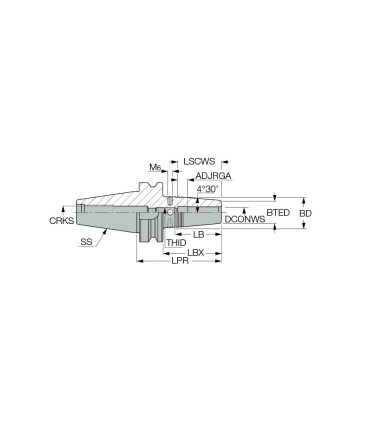 BT40 SRKIN 10X 90