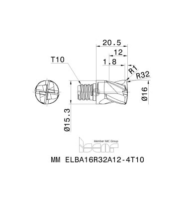MM ELBA16R32A12-4T10 IC08