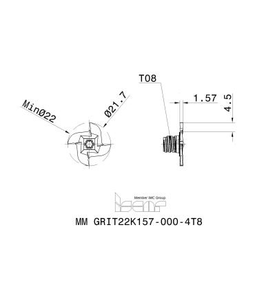 MM GRIT22K157-000-4T8 IC908