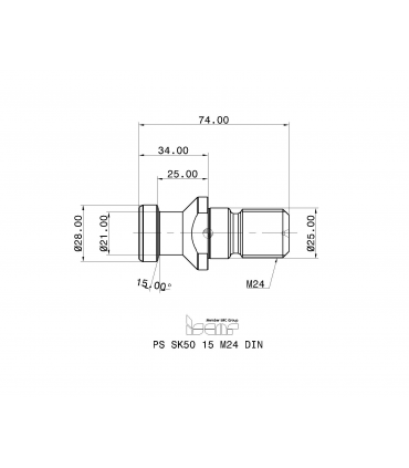 PS SK50 15 M24 DIN