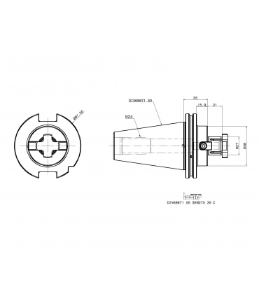 DIN69871 50 SEM27X 35 C