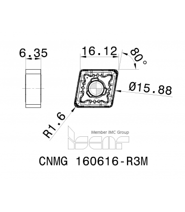 CNMG 160616-R3M IC6025