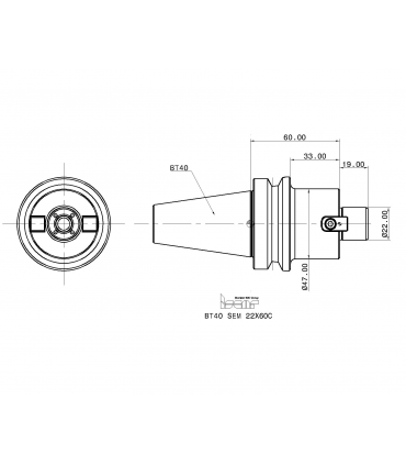 BT40 SEM 22X60C