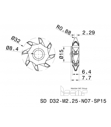SD D32-M2.25-NO7-SP15 IC908