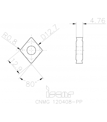 CNMG 120408-PP IC907