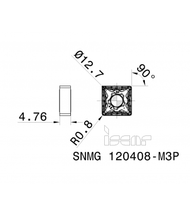 SNMG 120408-M3P IC8250