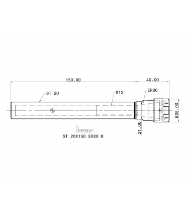 ST 20X150 ER20 M