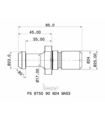 PS BT50 90 M24 MAS3