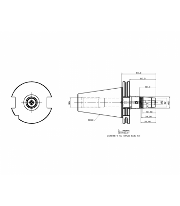 DIN69871 50 SRKIN 8X80 CX