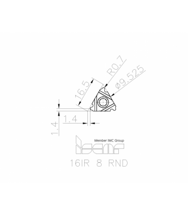 16IR 8 RND         IC908