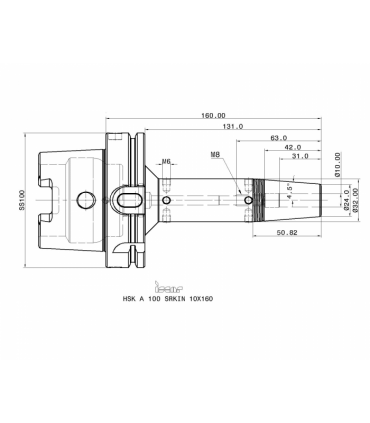 HSK A100 SRKIN10X160