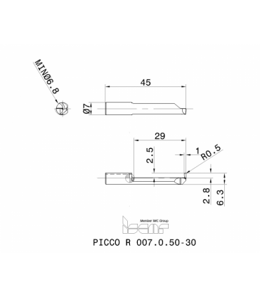 PICCO R 007.0.50-30 IC228