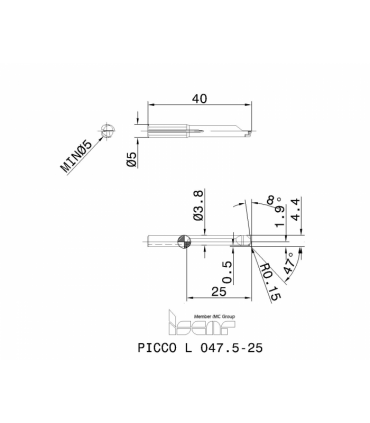 PICCO L 047.5-25 IC908