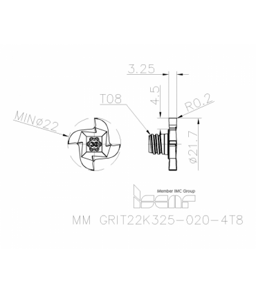 MM GRIT22K325-020-4T8 IC908