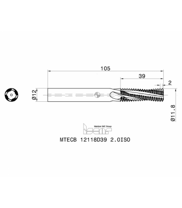 MTECB 12118D39 2.0ISO IC908