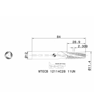 MTECB 12114C28 11UN IC908