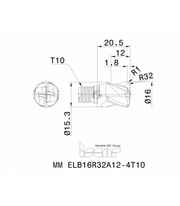 MM ELB16R32A12-4T10 IC908