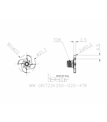 MM GRIT22K250-020-4T8 IC908