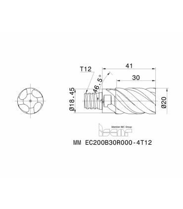 MM EC200B30R000-4T12 IC608