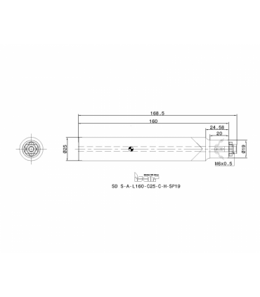 SD S-A-L160-C25-C-H-SP19