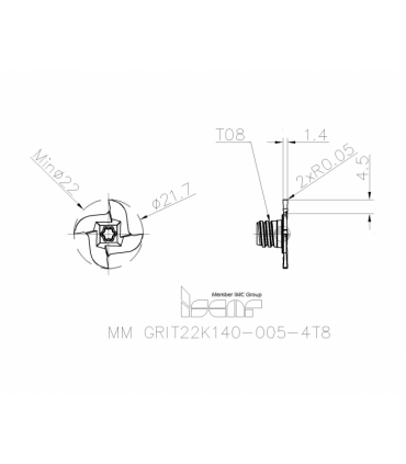 MM GRIT22K140-005-4T8 IC908