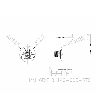 MM GRIT18K140-005-3T6 IC908