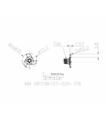 MM GRIT18K157-020-3T6 IC908