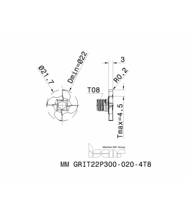 MM GRIT22P300-020-4T8 IC908