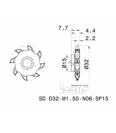 SD D32-M1.50-NO6-SP15 IC908