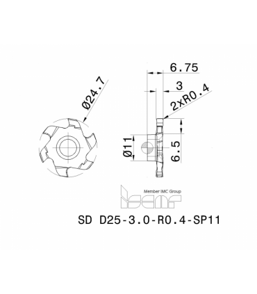 SD D25-3.0-R0.4-SP11 IC908