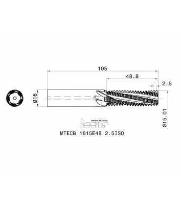 MTECB 1615E48 2.5ISO IC908