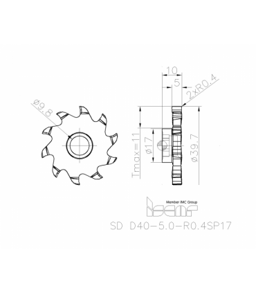 SD D40-5.0-R0.4SP17 IC908