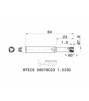 MTECS 08078C23 1.5ISO IC908