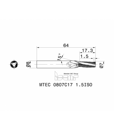 MTEC 0807C17 1.5ISO IC908