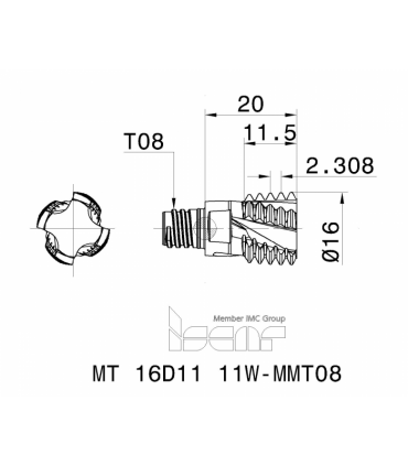 MT 16D11 11W-MMT08 IC908