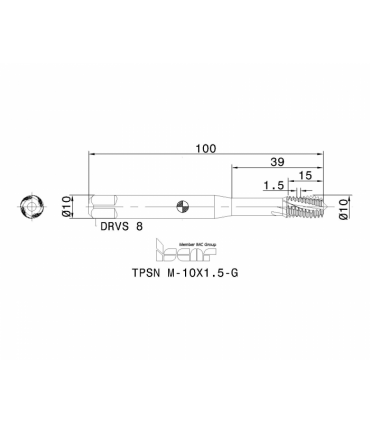 TPSN M-10X1.5-G HETA