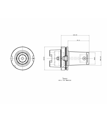 HSK A100 MB50X120