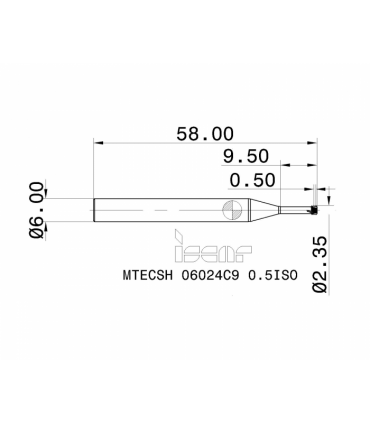 MTECSH 06024C9 0.5ISO IC903