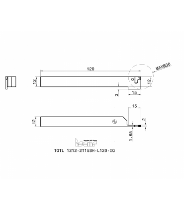 TGTL 1212-2T15SH-L120-IQ
