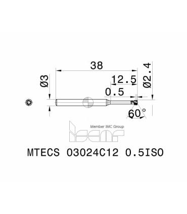 MTECS 03024C12 0.5ISO IC908