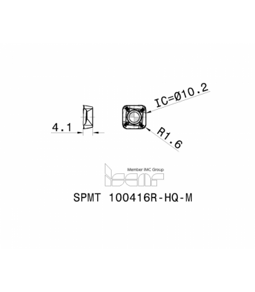 SPMT 100416R-HQ-M IC830